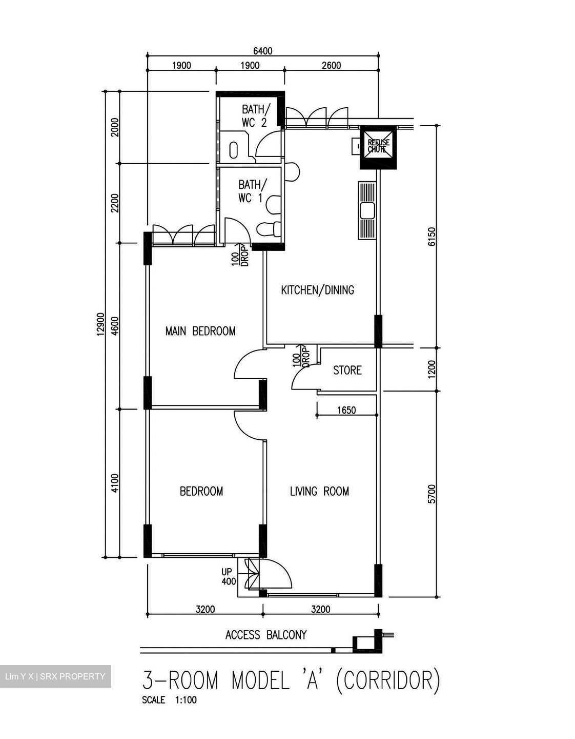 Blk 5 Teck Whye Heights I (Choa Chu Kang), HDB 3 Rooms #566414901